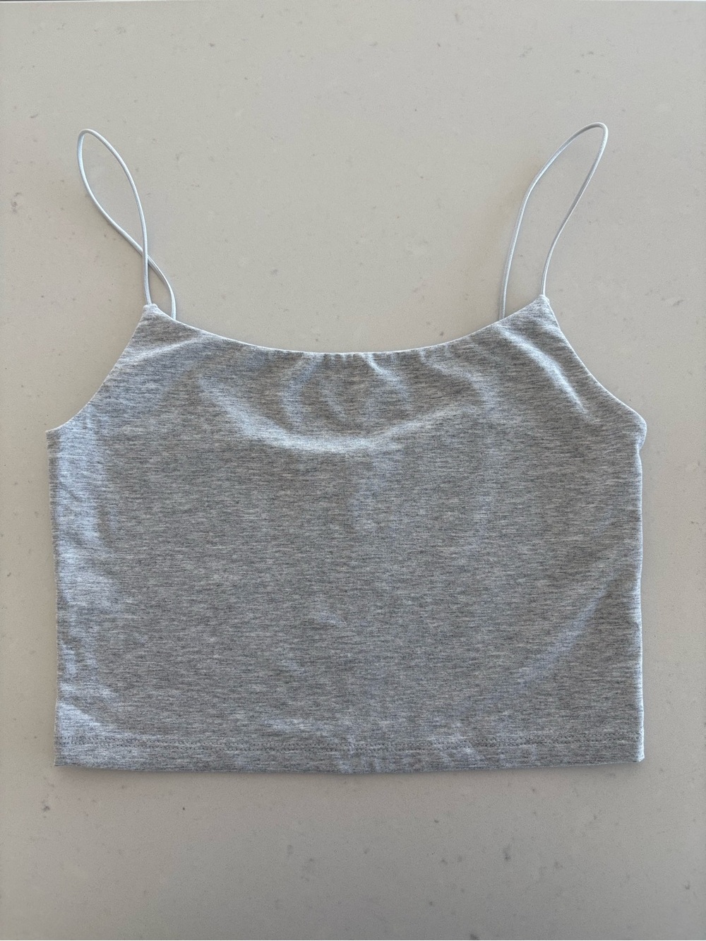 Aritzia Tiny Tank Top in Gray